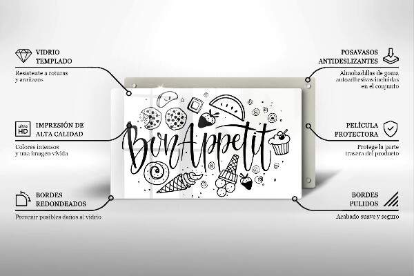 Tűzhelyvédő Bon Appetit