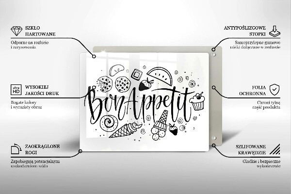 Tűzhelyvédő Bon Appetit