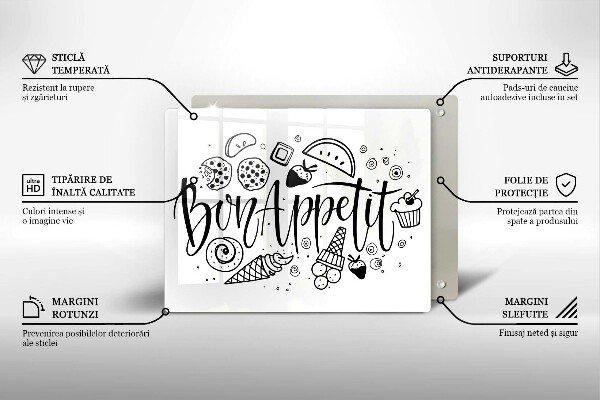 Tűzhelyvédő Bon Appetit