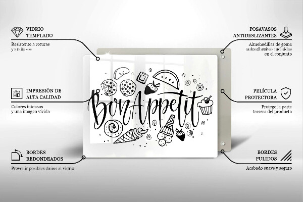 Tűzhelyvédő Bon Appetit