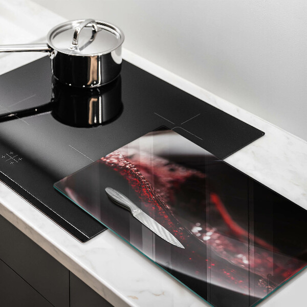 Tűzhelyvédő Vörösbor egy pohárban