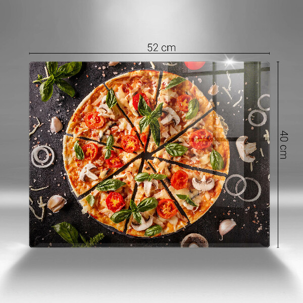 Tűzhelyvédő Pizza gombával