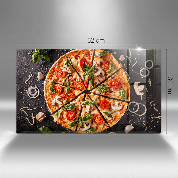 Tűzhelyvédő Pizza gombával