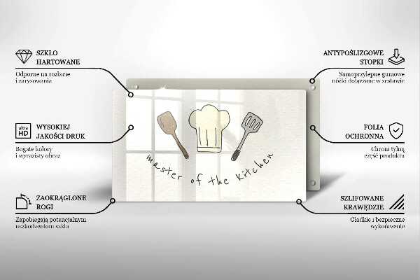 Tűzhelyvédő Master of the Kitchen