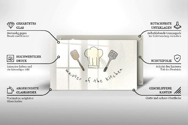 Tűzhelyvédő Master of the Kitchen