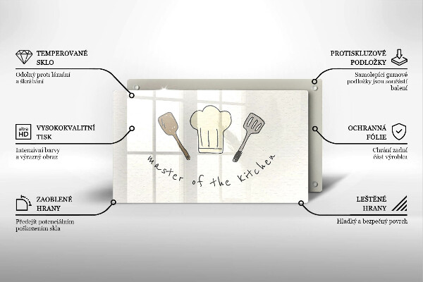 Tűzhelyvédő Master of the Kitchen