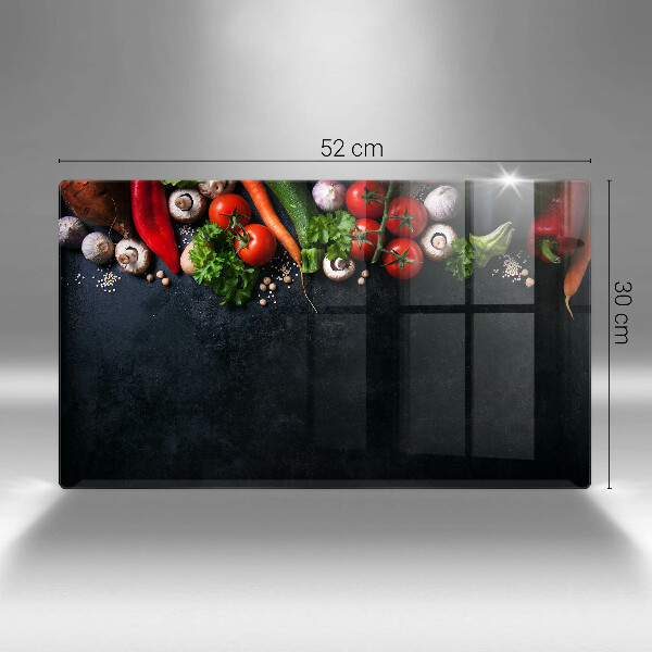 Tűzhelyvédő Színes zöldségek