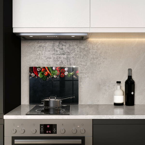 Tűzhelyvédő Színes zöldségek