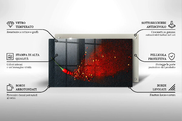 Tűzhelyvédő Csili paprika