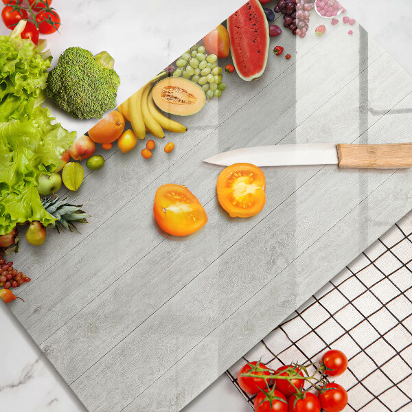 Tűzhelyvédő Gyümölcsök a deszkán