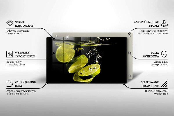 Tűzhelyvédő Lime vízben