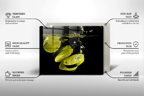 Tűzhelyvédő Lime vízben