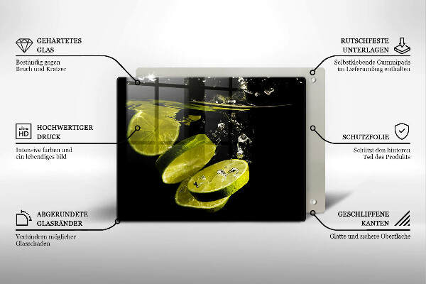 Tűzhelyvédő Lime vízben