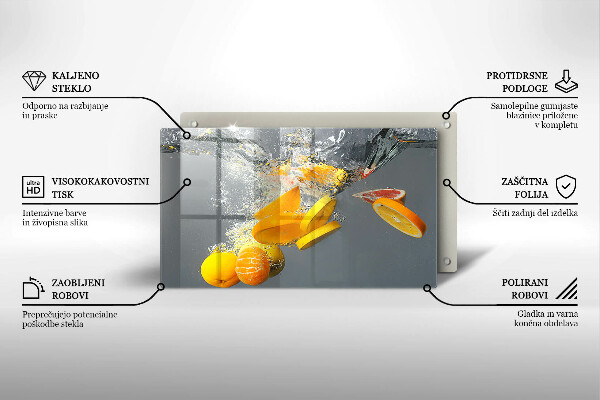 Tűzhelyvédő Citrom vízben