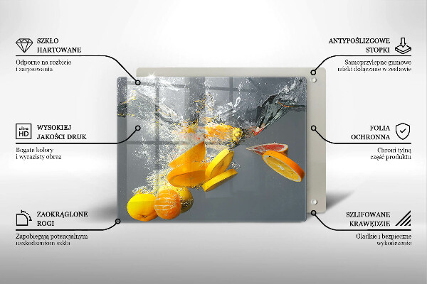 Tűzhelyvédő Citrom vízben