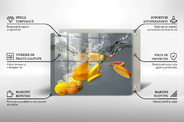 Tűzhelyvédő Citrom vízben