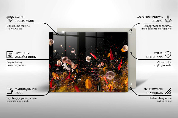 Tűzhelyvédő Forró fűszerek