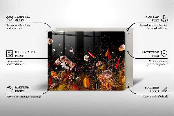 Tűzhelyvédő Forró fűszerek