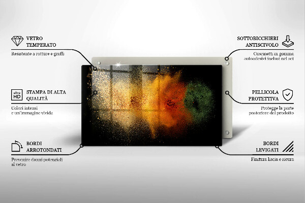 Tűzhelyvédő Színes fűszerek