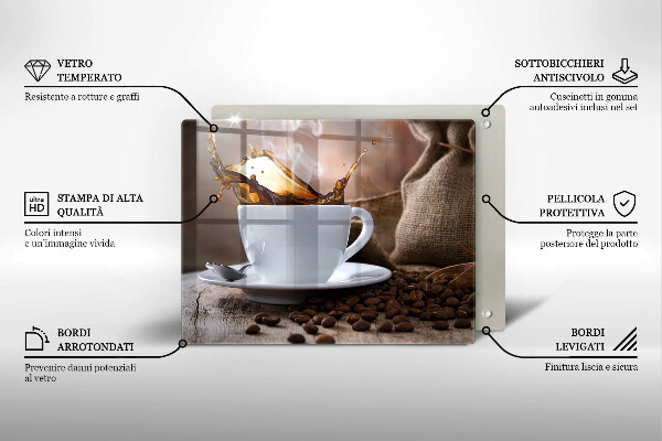 Tűzhelyvédő Csésze és kávébab