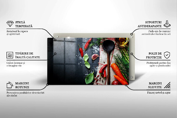 Tűzhelyvédő Konyhai étel