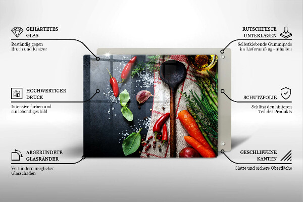 Tűzhelyvédő Konyhai étel