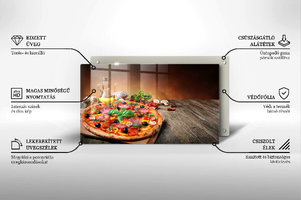 Tűzhelyvédő Olasz pizza