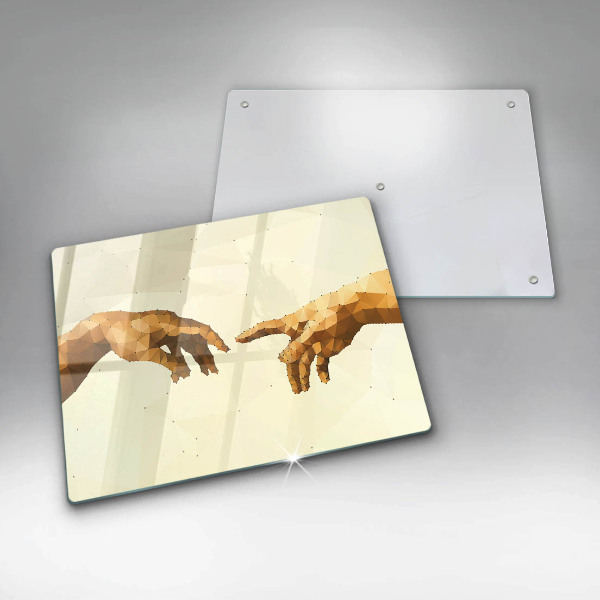 Tűzhelyvédő Ádám kezeinek teremtése