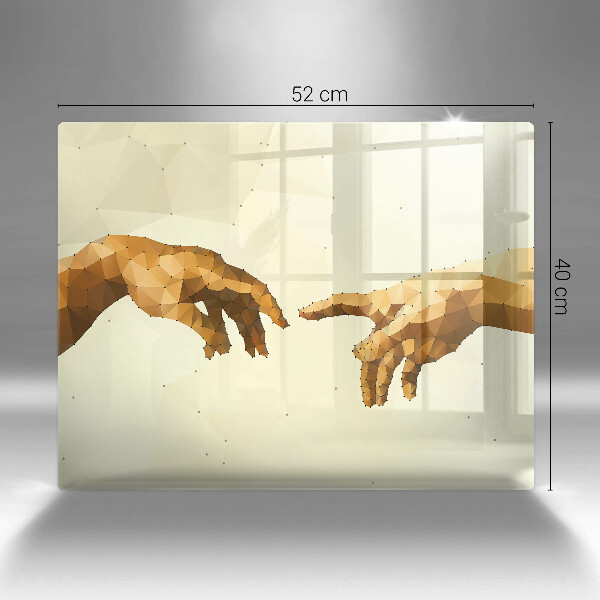 Tűzhelyvédő Ádám kezeinek teremtése