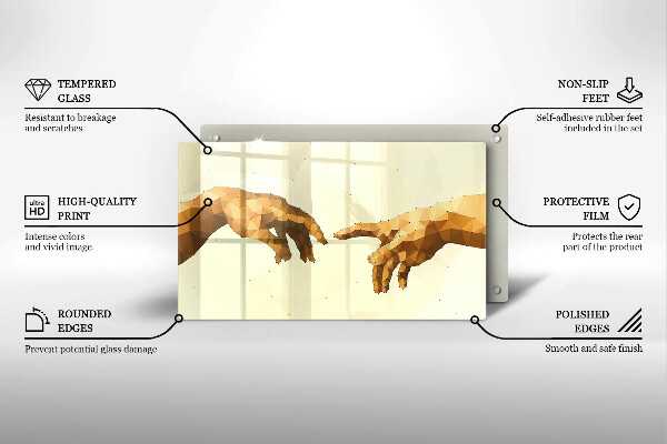 Tűzhelyvédő Ádám kezeinek teremtése