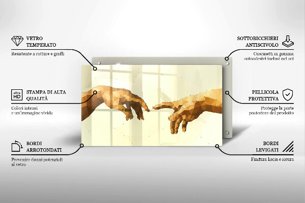 Tűzhelyvédő Ádám kezeinek teremtése