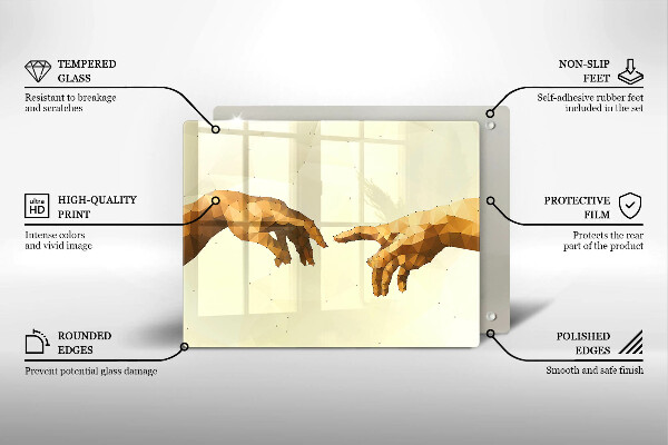 Tűzhelyvédő Ádám kezeinek teremtése