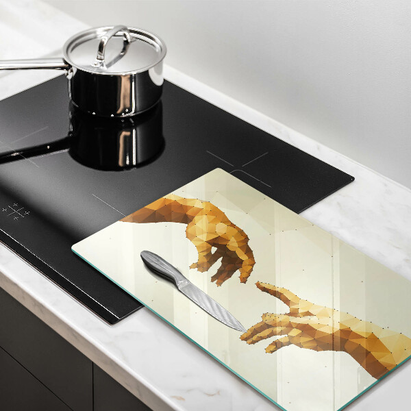 Tűzhelyvédő Ádám kezeinek teremtése