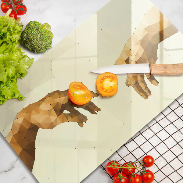 Tűzhelyvédő Ádám kezeinek teremtése