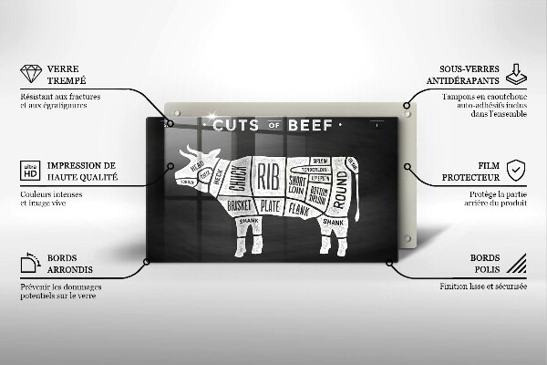 Tűzhelyvédő Tehénhús marhahús