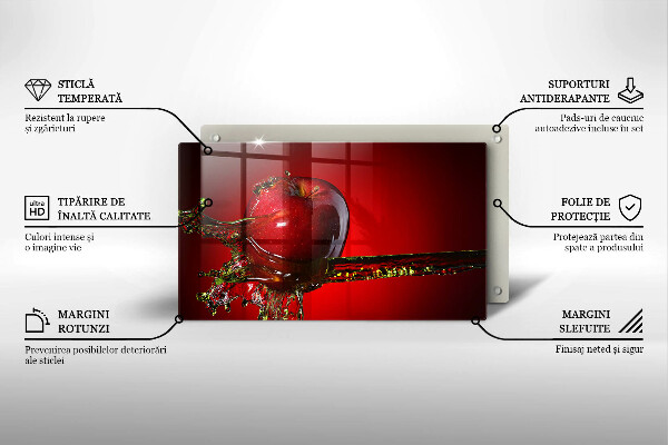 Tűzhelyvédő Alma gyümölcs vízben