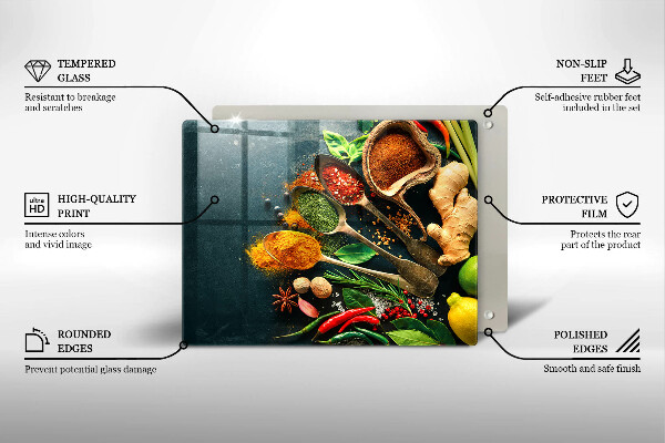 Tűzhelyvédő Konyhai fűszerek kanál