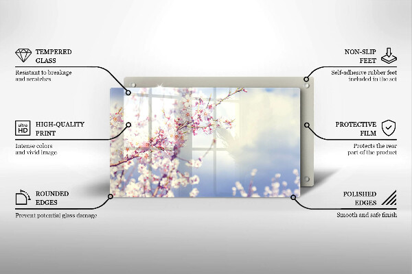 Tűzhelyvédő Virágzó fa