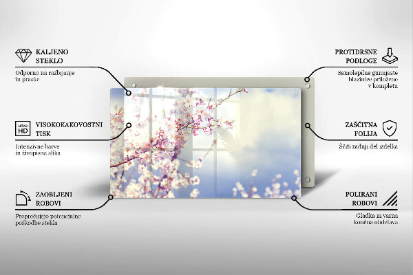 Tűzhelyvédő Virágzó fa