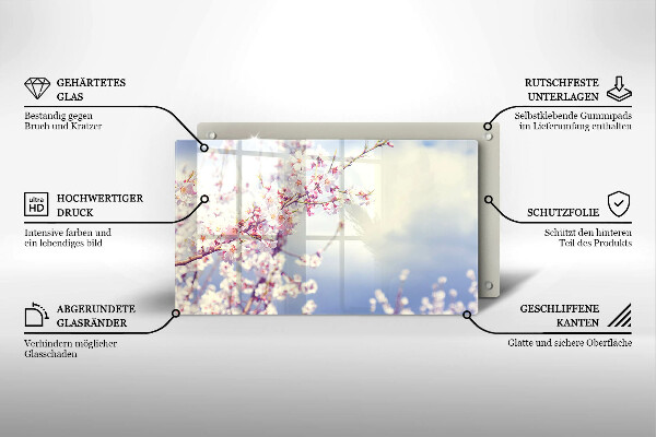 Tűzhelyvédő Virágzó fa