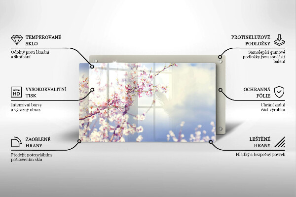 Tűzhelyvédő Virágzó fa