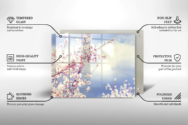 Tűzhelyvédő Virágzó fa