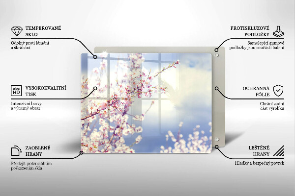 Tűzhelyvédő Virágzó fa