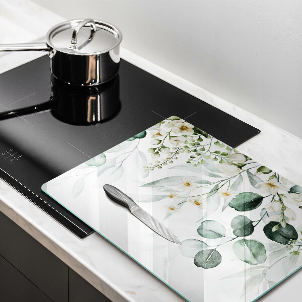 Tűzhelyvédő Akvarell növények