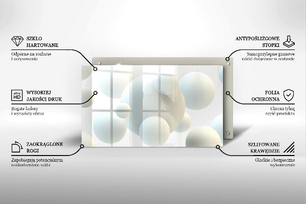 Tűzhelyvédő Modern 3D golyók