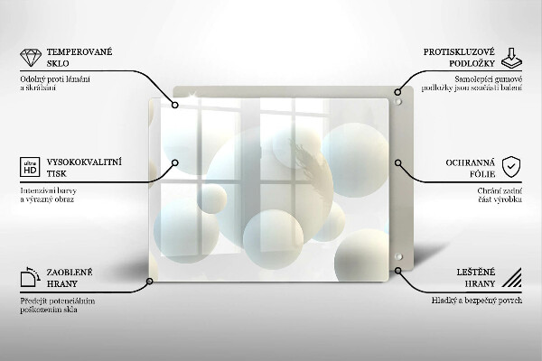 Tűzhelyvédő Modern 3D golyók