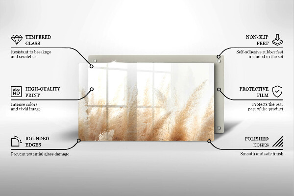 Tűzhelyvédő Pampa fű