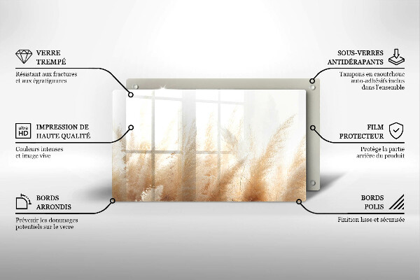 Tűzhelyvédő Pampa fű