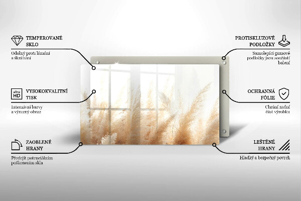 Tűzhelyvédő Pampa fű