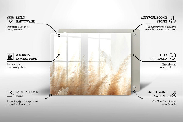 Tűzhelyvédő Pampa fű